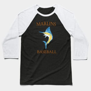 Miami Marlins Logo Design Baseball T-Shirt